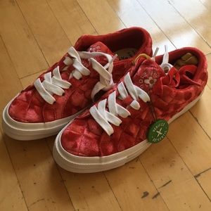 Coverse Golf le Fleur Red Crushed Velvet